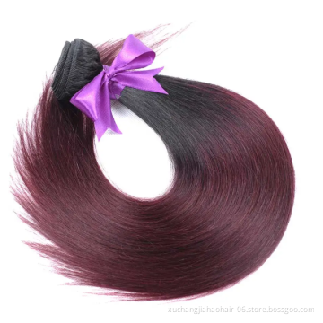 Wholesale Best Quality Malaysian Color 1B-99J Hair Weave Dark Red Hair Cheap Straight 100% Malaysian Human Hair Extension